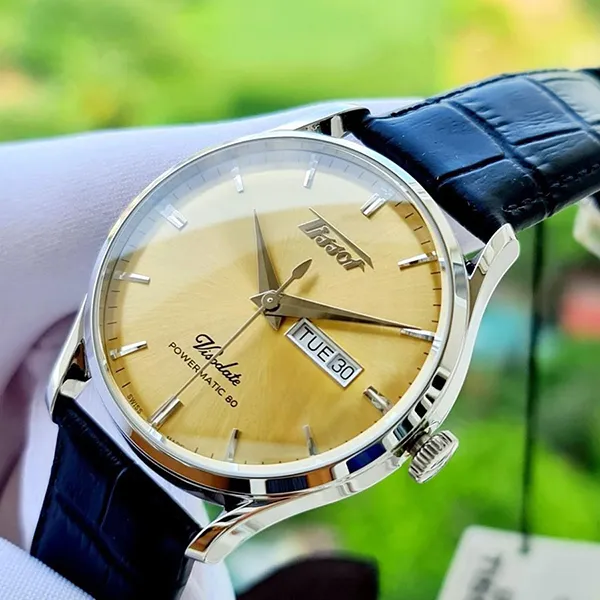 Đồng Hồ Nam Tissot Heritage Visodate Powermatic 80 T118.430.16.021.00 Màu Đen