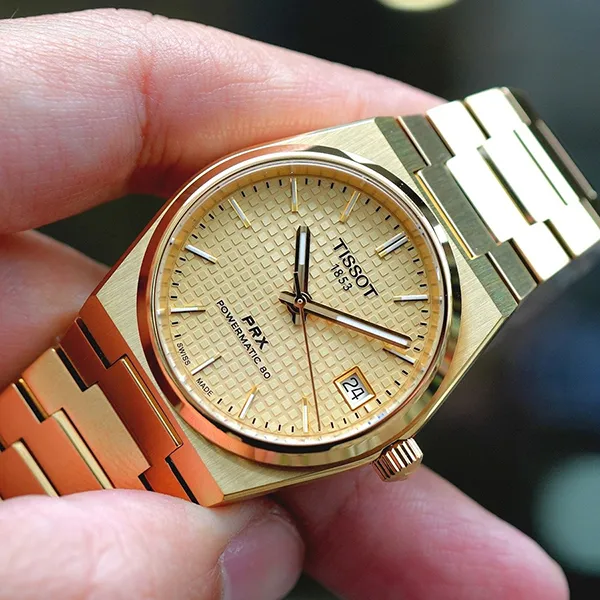 Đồng Hồ Nam Tissot PRX Powermatic 80 T137.407.33.021.00 Màu Vàng Gold