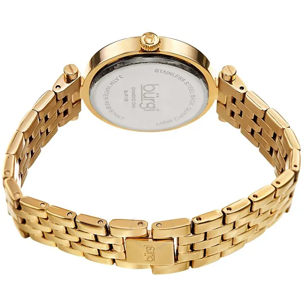 Đồng Hồ Nữ Burgi Flower Marker Quartz Diamond Green Dial Ladies Watch BUR223GN Màu Vàng Xanh