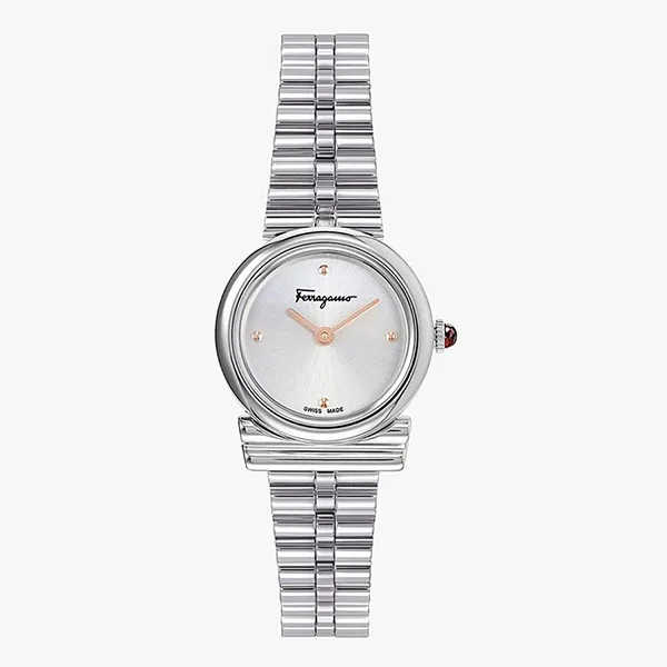 Đồng Hồ Nữ Salvatore Ferragamo Gancini Horizontal Màu Bạc - Đồng hồ - Vua Hàng Hiệu