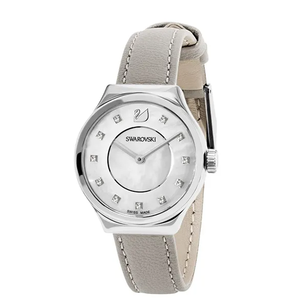Đồng Hồ Nữ Swarovski Dreamy Watch Leather Strap 5219457 Màu Xám - Đồng hồ - Vua Hàng Hiệu
