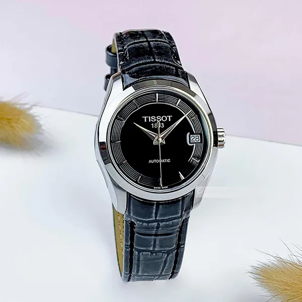 Đồng Hồ Nữ Tissot Couturier T035.207.16.051.00 Màu Đen