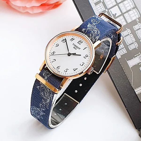 Đồng Hồ Nữ Tissot Everytime Quartz Watch T109.210.38.032.00 Màu Xanh Navy