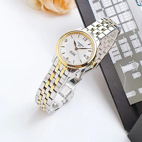 Đồng Hồ Nữ Tissot Le Locle Automatic Watch T41.2.183.34 Màu Demi (Vàng-Bạc) - Đồng hồ - Vua Hàng Hiệu