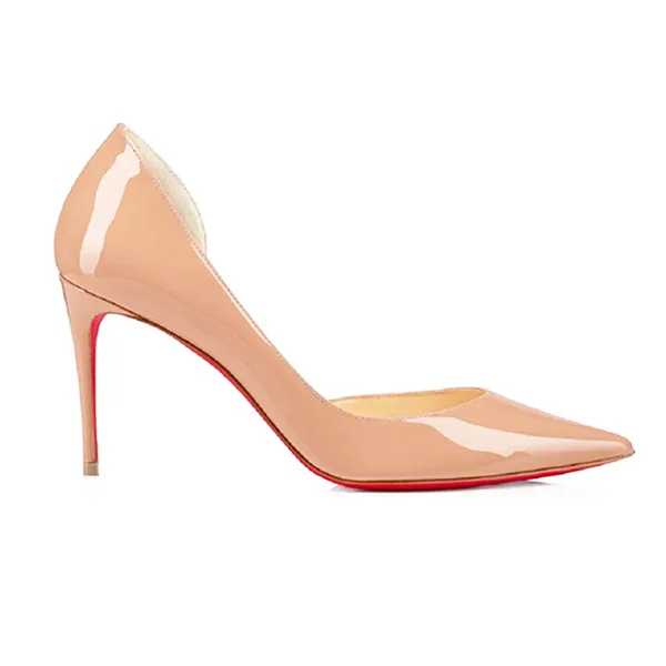 Giày Cao Gót Nữ Christian Louboutin Iriza 85 Courts Beige 3210565PK1A Màu Be Size 37