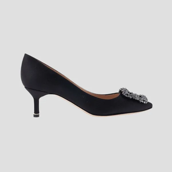 Giày Cao Gót Nữ Manolo Blahnik In Black 9XX0317 0053 Màu Đen - Giày - Vua Hàng Hiệu
