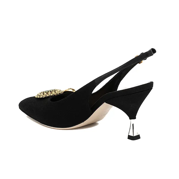 Giày Cao Gót Nữ Miu Miu Embellished Pumps Màu Đen Size 35 - Giày - Vua Hàng Hiệu