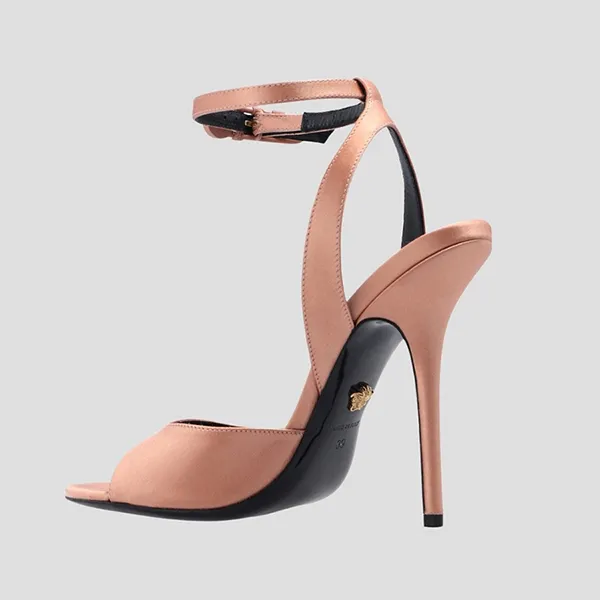 Giày Cao Gót Nữ Versace Ankle Strap Sandals In Pink 1003205 1A00619 1PF20 Màu Vàng Hồng Size 38 - Giày - Vua Hàng Hiệu