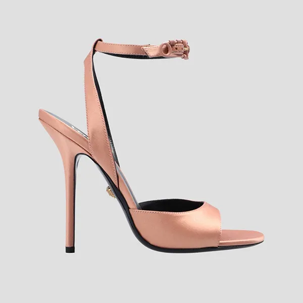 Giày Cao Gót Nữ Versace Ankle Strap Sandals In Pink 1003205 1A00619 1PF20 Màu Vàng Hồng Size 38 - Giày - Vua Hàng Hiệu