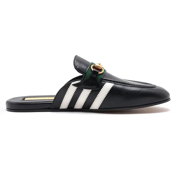Giày Hở Gót Nam Gucci x Adidas Horsebit Leather Mule 721481 Màu Đen Size 7 - Giày - Vua Hàng Hiệu