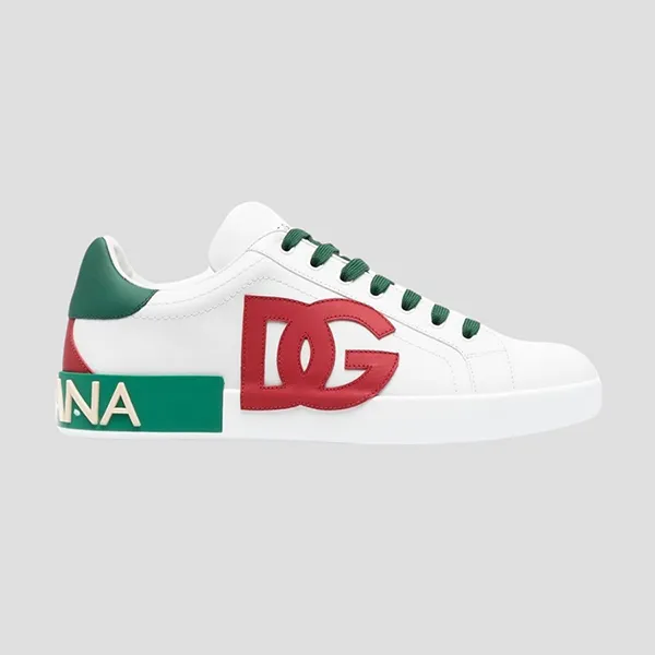 Giày Sneaker Nam Dolce & Gabbana D&G White Multicolore Calf Leather CS1772 AN384 8N530 Phối Màu - 3