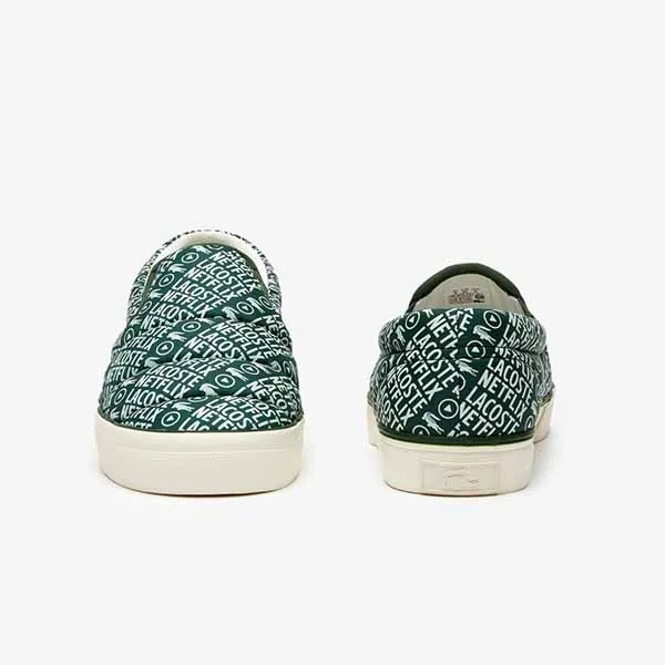 Giày Sneaker Nam Lacoste X Netflix Men's Jump Serve Slip N 1232CMA Màu Xanh Lá Size 35.5 - Giày - Vua Hàng Hiệu