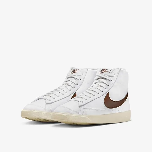 Giày Sneakers Nữ Nike W Blazer Mid 77 Next Nature Màu Trắng Nâu Size 40