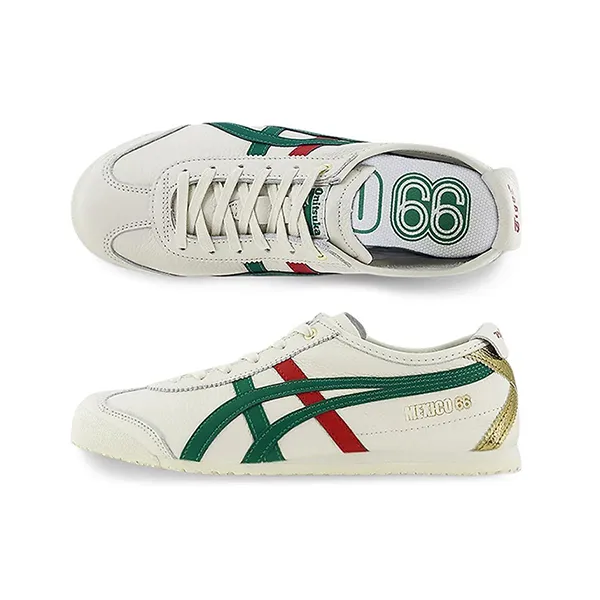 Giày Sneakers Onitsuka Tiger Mexico 66 Birch Kale 1183B511-200 Màu Trắng Xanh Size 36
