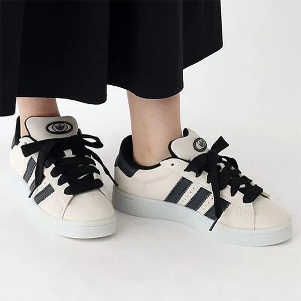 Giày Thể Thao Adidas Campus 00s Shoes HQ8711 Màu Be Phối Đen Size 40.5 - Giày - Vua Hàng Hiệu