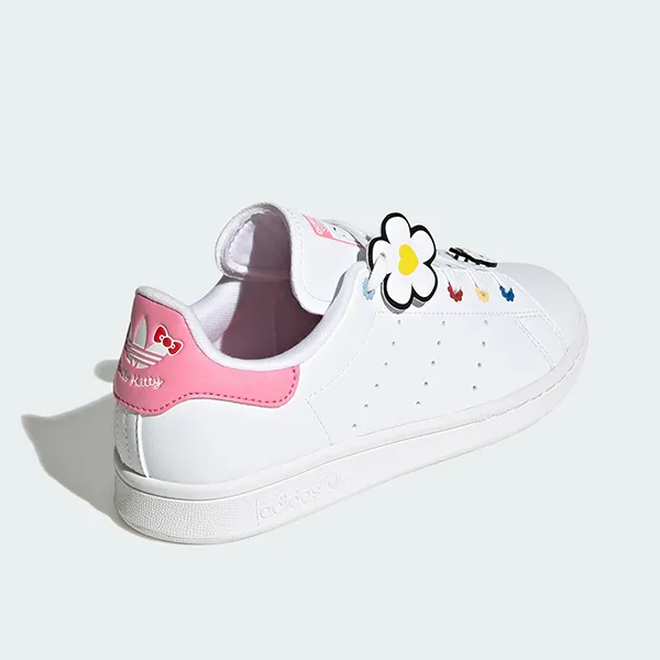 Giày Thể Thao Adidas Stan Smith Shoes Kids ID7230 Màu Trắng Hồng Size 36 - Giày - Vua Hàng Hiệu