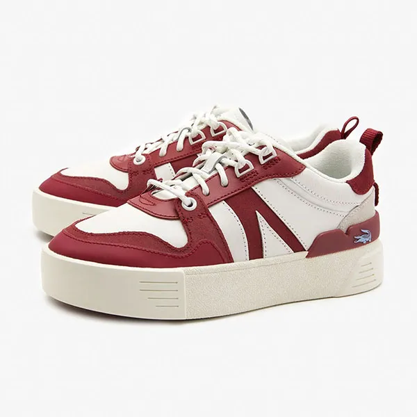 Giày Thể Thao Lacoste L002 Leather Color-Pop 744CFA0024 Màu Đỏ Size 41 - Giày - Vua Hàng Hiệu