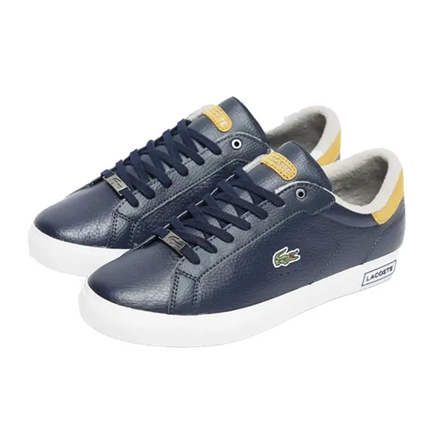 Giày Thể Thao Lacoste Powercourt Logo Màu Xanh Navy Size 42 - Giày - Vua Hàng Hiệu