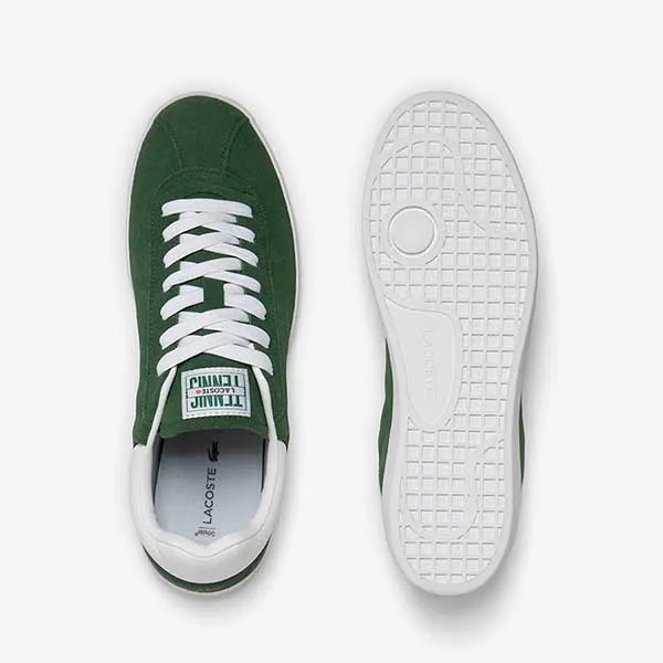 Giày Thể Thao Nam Lacoste Baseshot Màu Xanh Lá Size 39.5