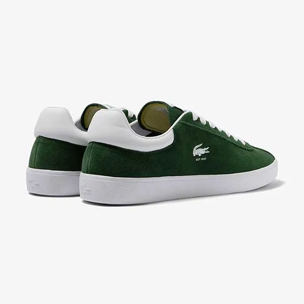Giày Thể Thao Nam Lacoste Baseshot Màu Xanh Lá Size 39.5
