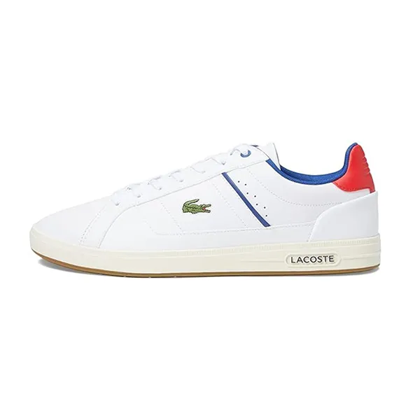 Giày Thể Thao Nam Lacoste Tenis Europa Pro 222 2 SMA White Màu Trắng Đỏ Size 40.5 - Giày - Vua Hàng Hiệu