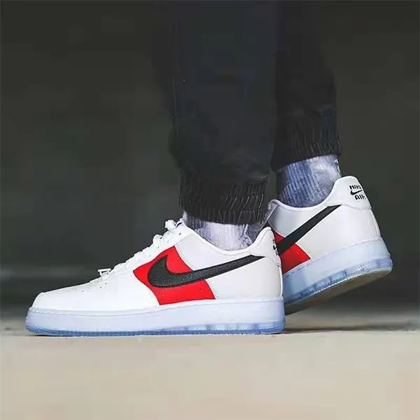 Giày Thể Thao Nike Air Force 1 07 LV8 EMB Icy Soles University Red CT2295-110 Màu Trắng Đỏ Size 42 - Giày - Vua Hàng Hiệu