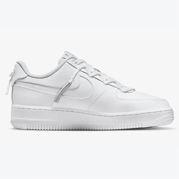 Giày Thể Thao Nike Air Force 1 Low 07 LX Triple White Silver DH4408-101 Màu Trắng Size 38