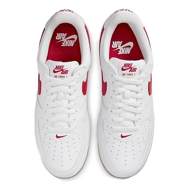 Giày Thể Thao Nike Air Force 1 Low Retro DJ3911-102 Màu Trắng Đỏ Size 42.5 - Giày - Vua Hàng Hiệu