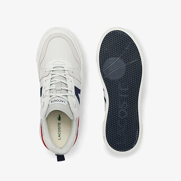Giày Thể Thao Nữ Lacoste Women's L002 Leather Trainers Màu Trắng Size 38 - Giày - Vua Hàng Hiệu