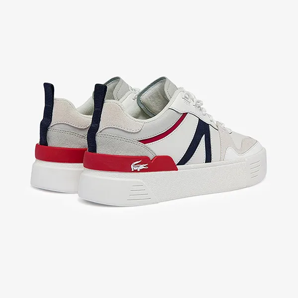 Giày Thể Thao Nữ Lacoste Women's L002 Leather Trainers Màu Trắng Size 38 - Giày - Vua Hàng Hiệu