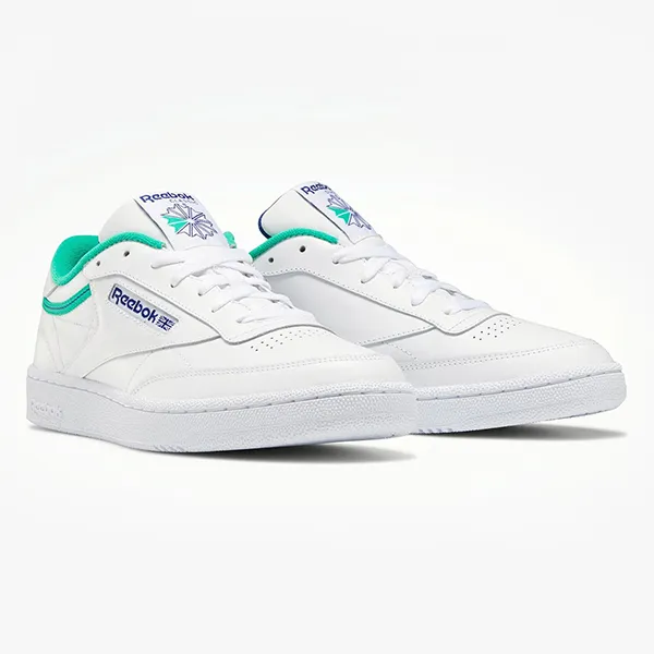 Giày Thể Thao Reebok Club C 85 White Fluorescent Green FW7786 Màu Trắng Xanh Size 34 - Giày - Vua Hàng Hiệu