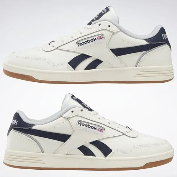 Giày Thể Thao Reebok Club Memt Chalk Vector Navy GW0102 700 Màu Trắng Xanh Navy Size 41