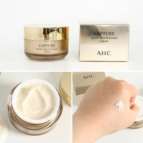 Kem Dưỡng Da Ngăn Ngừa Lão Hóa AHC Capture Revite Solution Max Cream 50ml - Mỹ phẩm - Vua Hàng Hiệu