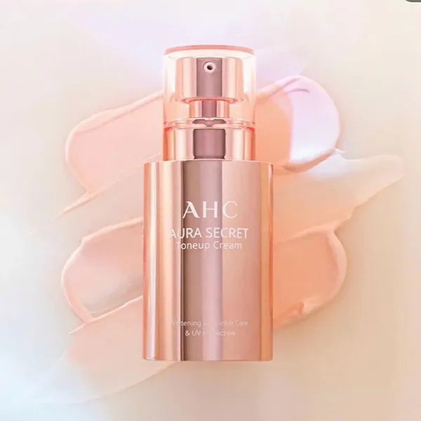 Kem Dưỡng Hỗ Trợ Nâng Tone Da AHC Aura Secret Tone Up Cream SPF 30 PA++ 50ml