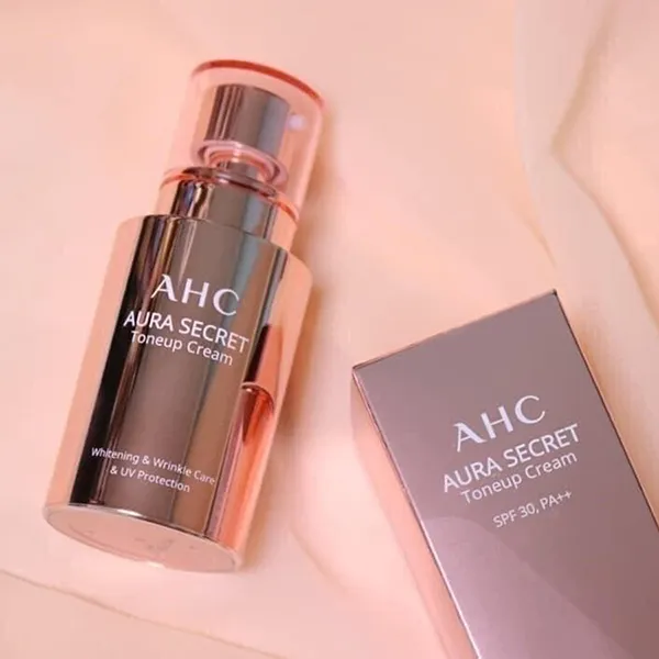 Kem Dưỡng Hỗ Trợ Nâng Tone Da AHC Aura Secret Tone Up Cream SPF 30 PA++ 50ml
