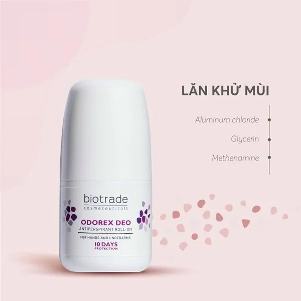 Lăn Khử Mùi Ngăn Mồ Hôi Biotrade Odorex Deo Roll On 40ml - 1