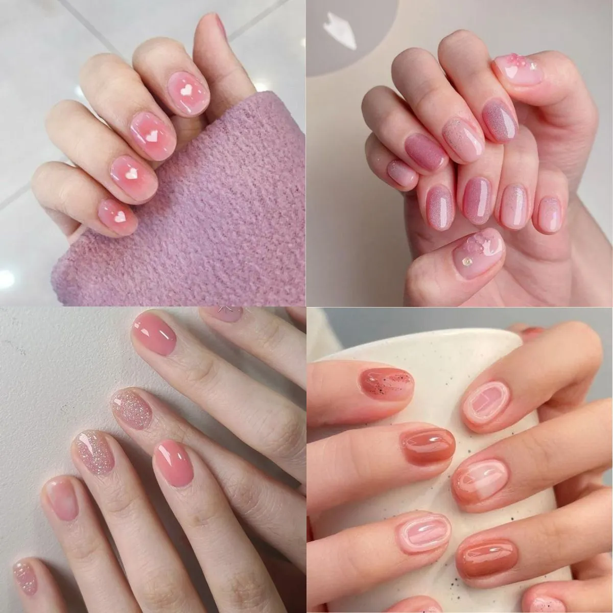 100+ mẫu nail hồng đẹp nhẹ nhàng, tự nhiên ngọt ngào - 11