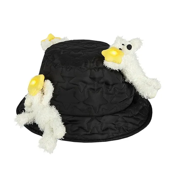 Mũ 13 De Marzo Bear Lumi Padded Bucket Hat Black Màu Đen - Mũ nón - Vua Hàng Hiệu