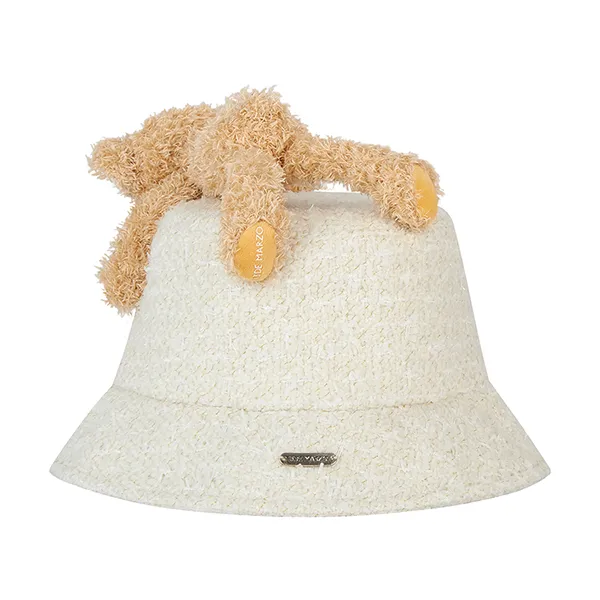 Mũ 13 De Marzo Logo Pendent Bucket Hat White Màu Trắng - Mũ nón - Vua Hàng Hiệu