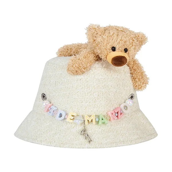 Mũ 13 De Marzo Logo Pendent Bucket Hat White Màu Trắng - Mũ nón - Vua Hàng Hiệu