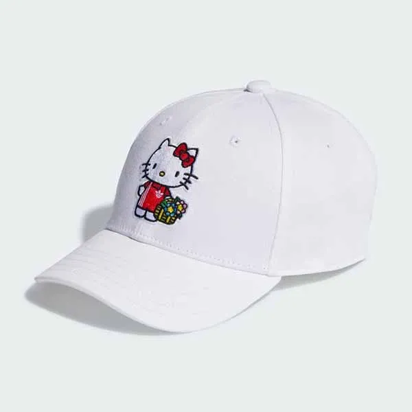 Mũ Adidas Originals X Hello Kitty Baseball Cap Màu Trắng