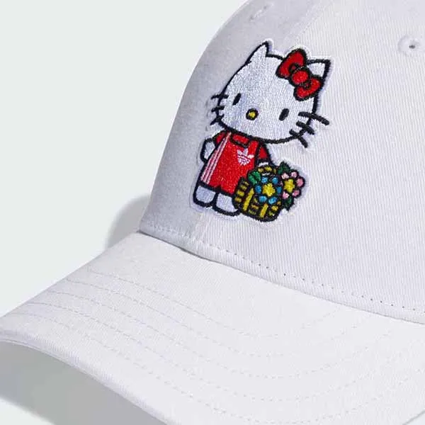 Mũ Adidas Originals X Hello Kitty Baseball Cap Màu Trắng