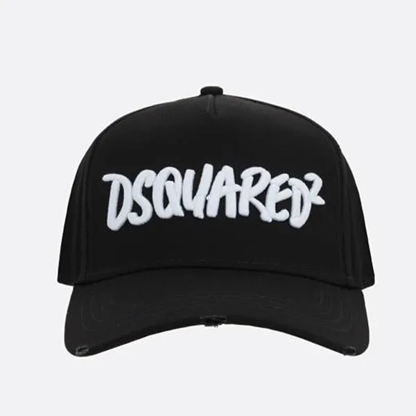 Mũ Dsquared2 Icon Baseball Cap BCM073005C00001M063 Màu Đen - Mũ nón - Vua Hàng Hiệu