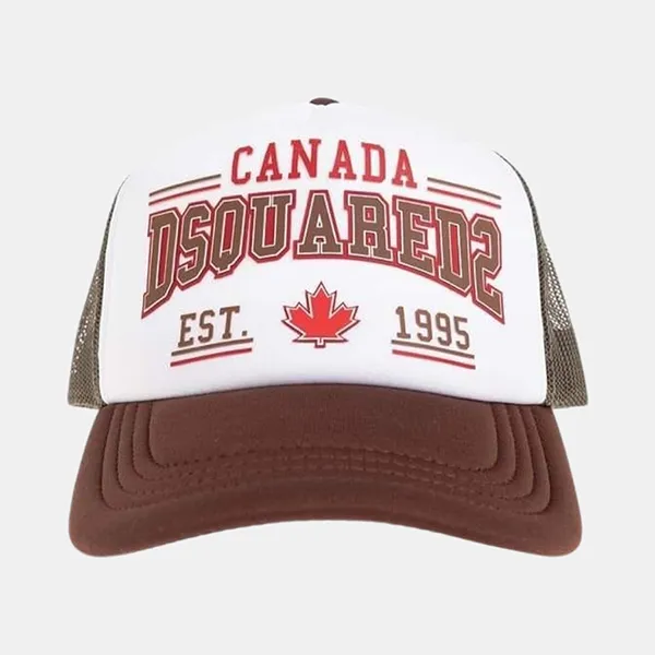 Mũ Dsquared2 Men's Baseball Cap BCM076201Y00291 Màu Trắng/Đỏ