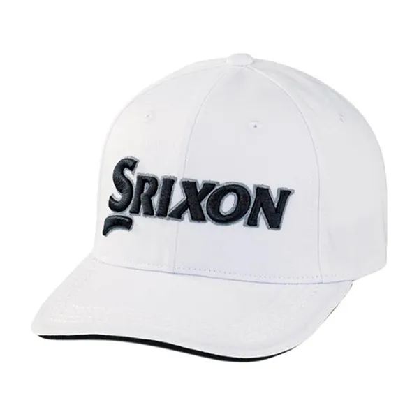 Mũ Dunlop Srixon Golf Hat SMH3130X Màu Trắng Đen - Mũ nón - Vua Hàng Hiệu