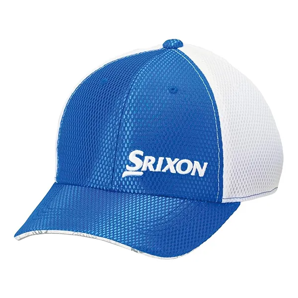 Mũ Dunlop Srixon SMH0137 Golf Hat Màu Xanh Trắng