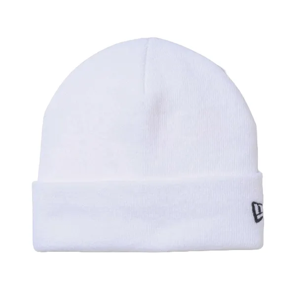 Mũ Len New Era Basic Cuff Knit Cap Màu Trắng