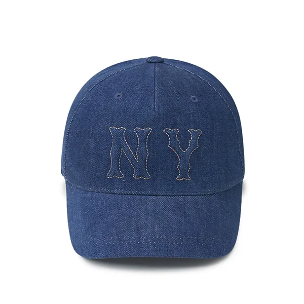 Mũ MLB Embo Logo Denim New York Yankees Ball Cap 3ACPDM04N-50INS Màu Xanh Đậm