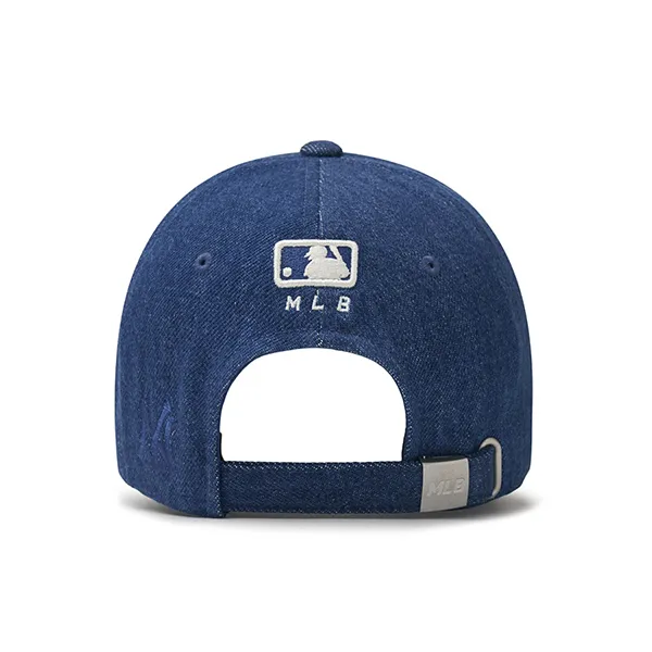 Mũ MLB Embo Logo Denim New York Yankees Ball Cap 3ACPDM04N-50INS Màu Xanh Đậm