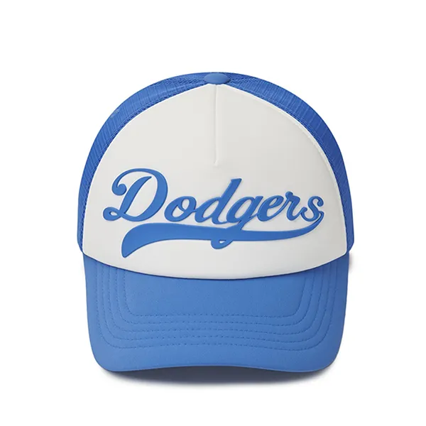 Mũ MLB Varsity Basic Cursive Lettering Color Scheme Mesh Cap LA Dodgers 3AMC00343-07BLS Màu Xanh Blue - Mũ nón - Vua Hàng Hiệu